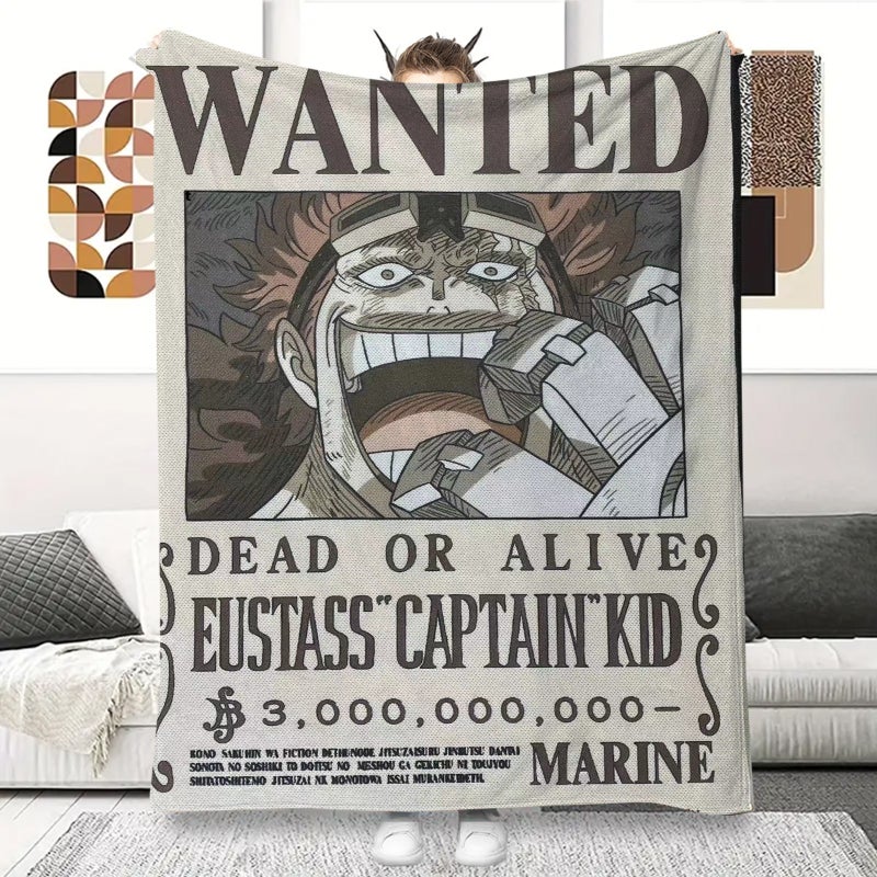 One Piece Blanket Summer Quilt Office Nap Blanket Animation Flannel Blanket Secondary Dormitory Air-Conditioning Blanket - Image 1